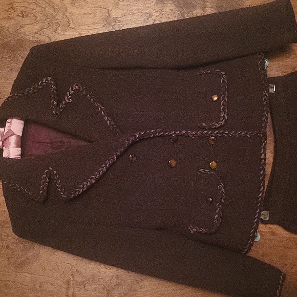 Gantos Lined Suit, Skirt & Matching Blazer Size 6 - Picture 4 of 12